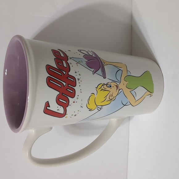 Tinkerbell Coffee Tall Mug Disney Store Fairies Collectible - Picture 1 of 7